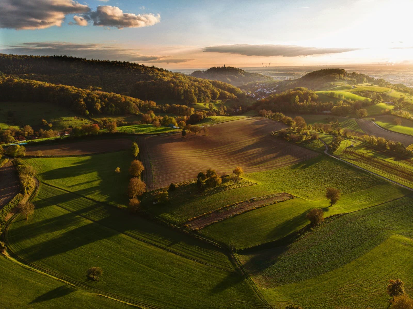 Ländliche Landschaft der Grafschaft Bentheim